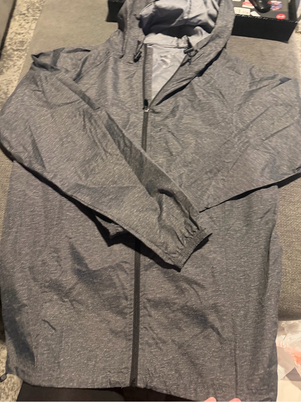 Women’s asics jacket hoodie windbreaker small